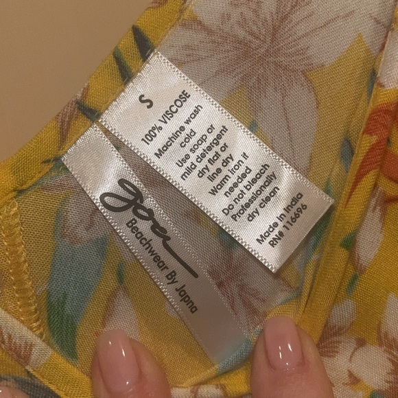 Goa beachwear by Japna size small 100% viscose - Picture 6 of 10